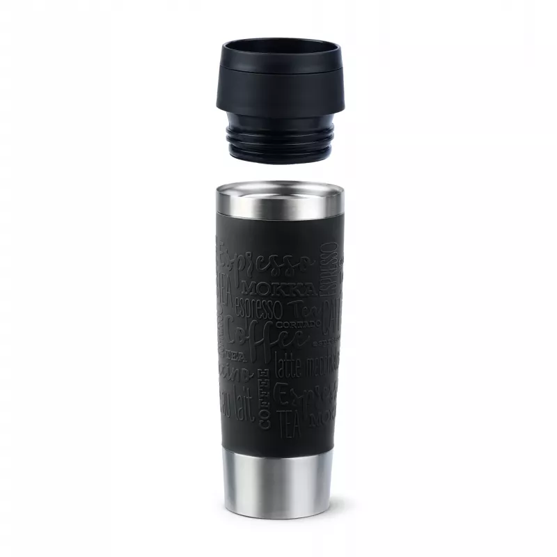 EMSA Travel Mug Classic N2022000 termopuodelis 500 ml juodas, nerūdijantis plienas