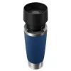 EMSA Travel Mug Classic N2022100 termopuodelis 500 ml, nerūdijantis plienas, juoda, mėlyna