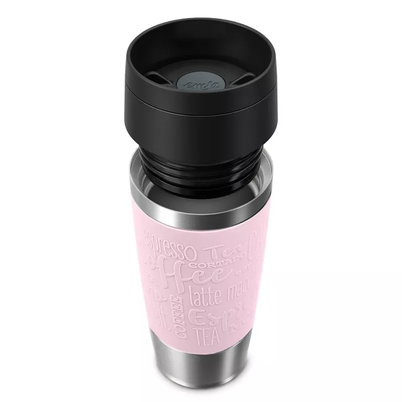 EMSA Travel Mug Classic 36 ml rožinis nerūdijančio plieno kelioninis puodelis