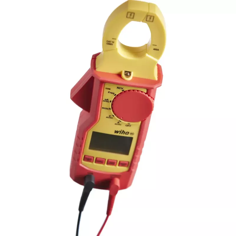 Wiha 45219 – Skaitmeninis spaustuvinis multimetras CAT IV 1000V, 400A AC/DC