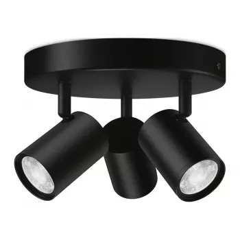 LED prožektorius WiZ IMAGEO 3x reguliuojamas apvali plokštė