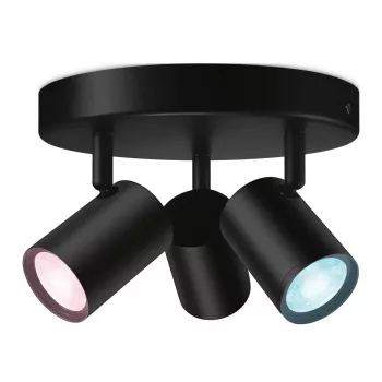 LED prožektorius WiZ IMAGEO 3x reguliuojamas apvali plokštė