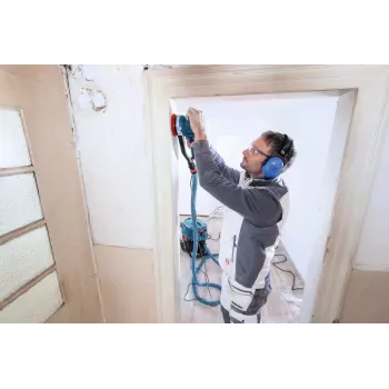 Bosch GET 75-150 Professional atsitiktinis orbitinis šlifuoklis 7300 RPM 14600 OPM juodas, mėlynas 750 W