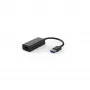 Kensington UA0000E USB-A Ethernet adapteris – juodas, laidinis, USB, Ethernet, 1000 Mbit/s, juodas