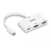 Lindy USB 3.2 Type C į HDMI keitiklis su USB Type A prievadu ir Power Delivery
