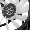SilverStone Air Slimmer 90 ARGB SST-AS90B-ARGB korpuso ventiliatorius, 92 mm, 500–2500 aps./min., juodas