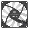 SilverStone Air Slimmer 90 ARGB SST-AS90B-ARGB korpuso ventiliatorius, 92 mm, 500–2500 aps./min., juodas