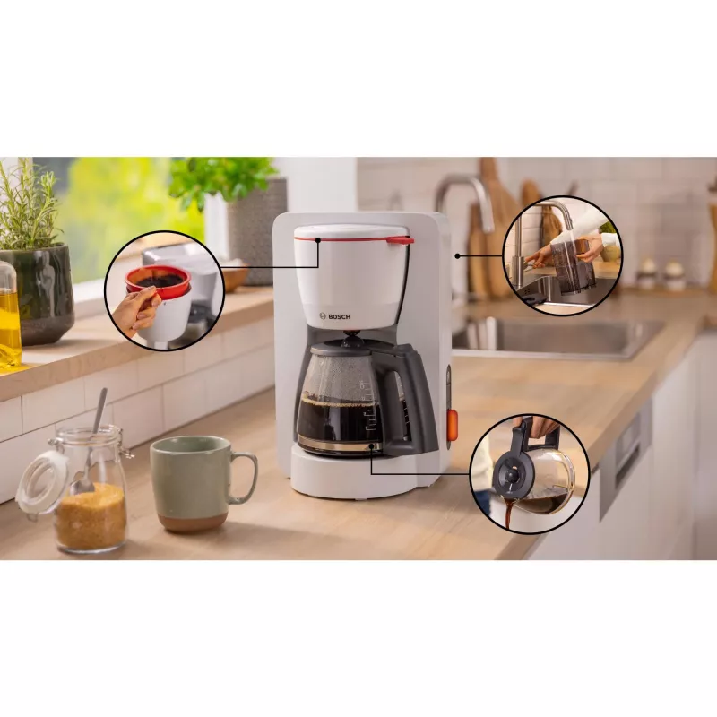 Bosch TKA3M131 kavos virimo aparatas, lašelinis, 1,25 l