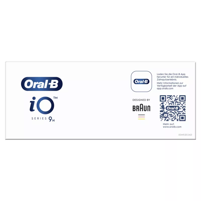 Oral-B iO Series 9n suaugusiųjų besisukanti-osciliuojanti dantų šepetėlis, rožinis