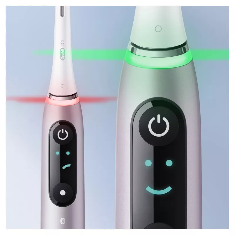 Oral-B iO Series 9n suaugusiųjų besisukanti-osciliuojanti dantų šepetėlis, rožinis