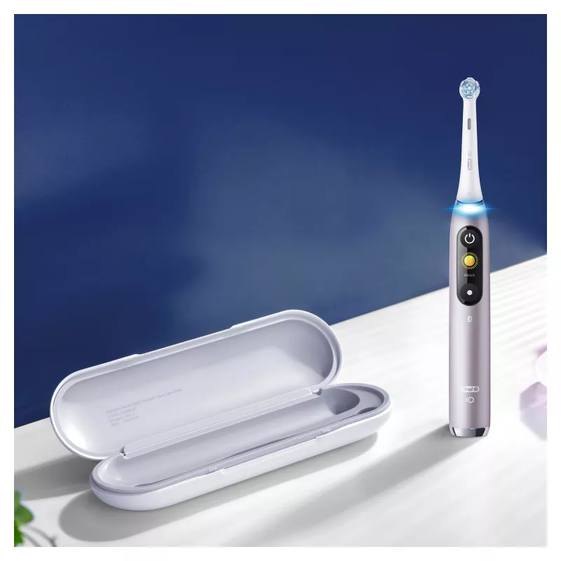 Oral-B iO Series 9n suaugusiųjų besisukanti-osciliuojanti dantų šepetėlis, rožinis