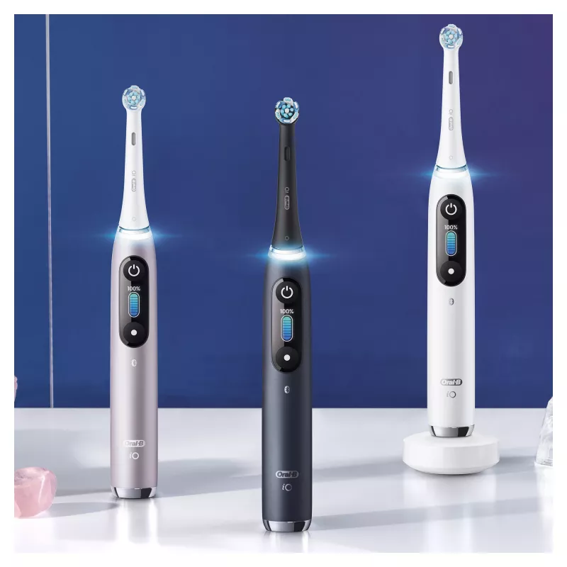 Oral-B iO Series 9n suaugusiųjų besisukanti-osciliuojanti dantų šepetėlis, rožinis