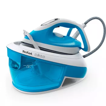 Garų generatorius Tefal Express Airglide SV8002, 1,8 L, Durilium Airglide padas, mėlyna, balta