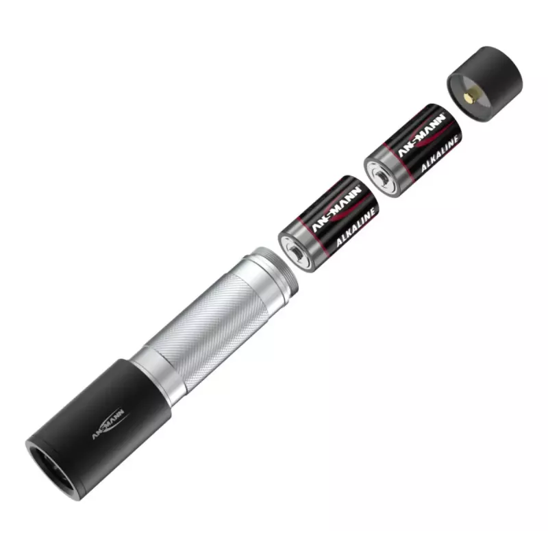 Universalus žibintuvėlis Ansmann Daily Use 300B juodas sidabrinis LED 5W IPX4