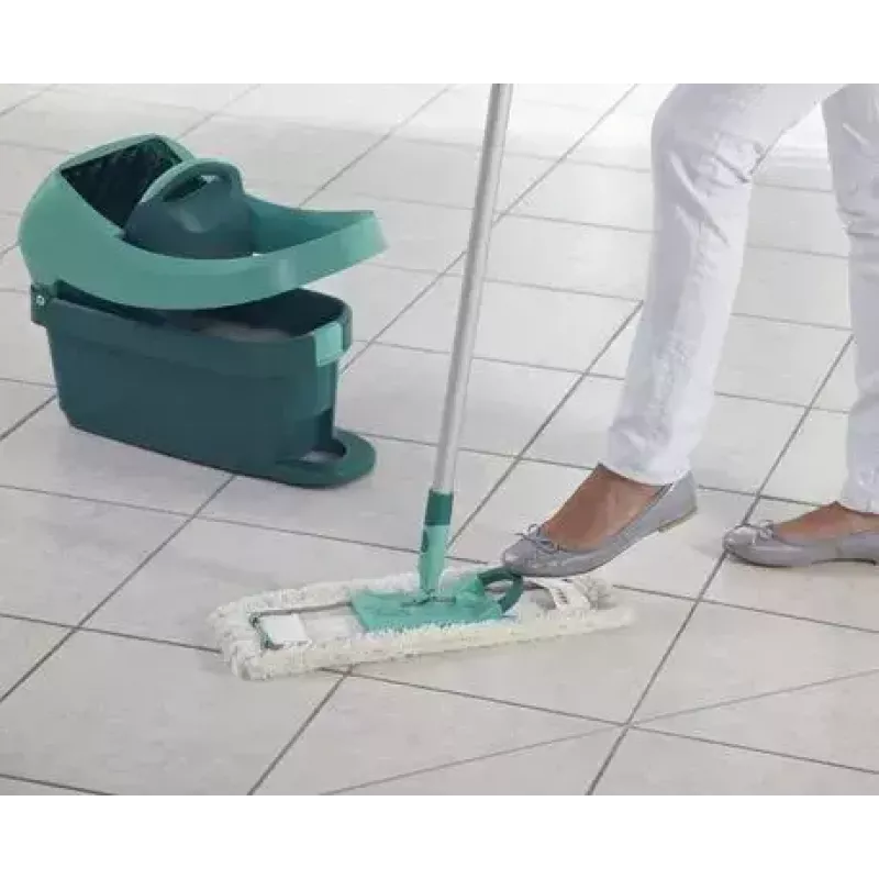 Kibiras šluostės sistemai Leifheit 55076 – ergonomiškas gręžtuvas, didelė talpa, žalia spalva