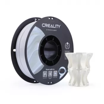 CREALITY 3D gijos PLA Silk White 1,75 mm 1 kg