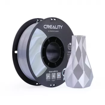 CREALITY 3D spausdinimo filamentas PLA Silk Silver 1,75 mm 1 kg