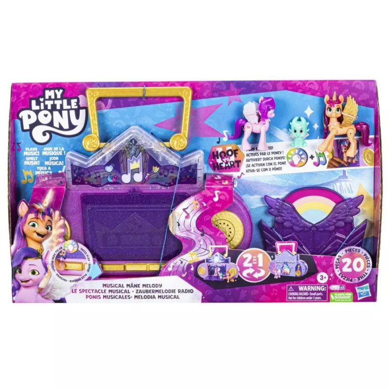 My Little Pony Make Your Mark Muzikinis žaislinis Mane Melody, gyvūnėlis, 3 m., AAA, įvairiaspalvis, plastikas