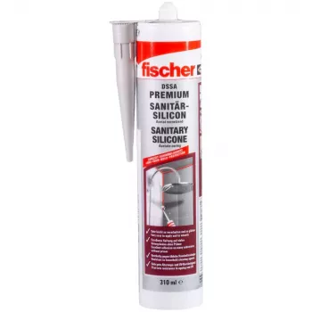 Silikoninis sandariklis Fischer 58530 310 ml pilka