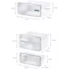 Siemens iQ100 KI87VNSE0 šaldytuvas-šaldiklis įmontuojamas 270 L Baltas