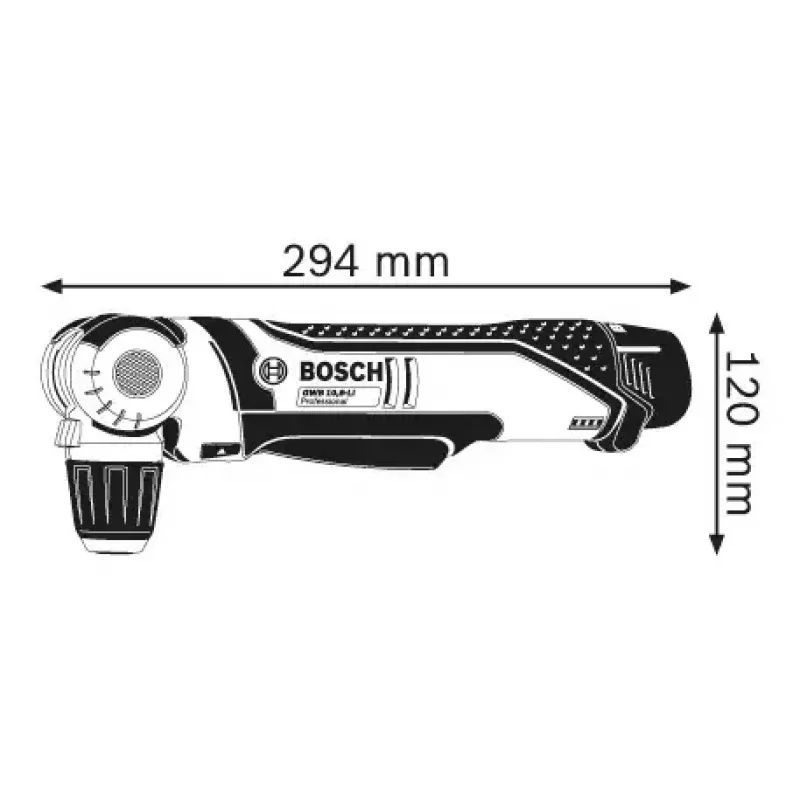 Kampinis gręžtuvas Bosch 0601390909, 12 V, 1,2 kg