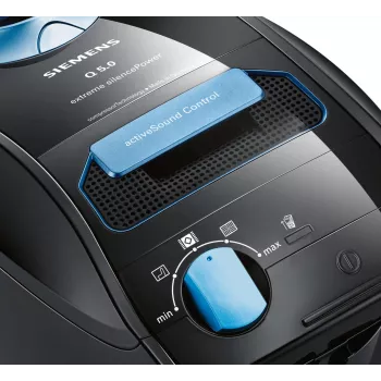 Siemens VSQ5X1230 dulkių siurblys 4.5 L cikloninis sausas valymas 850 W dulkių maišelis