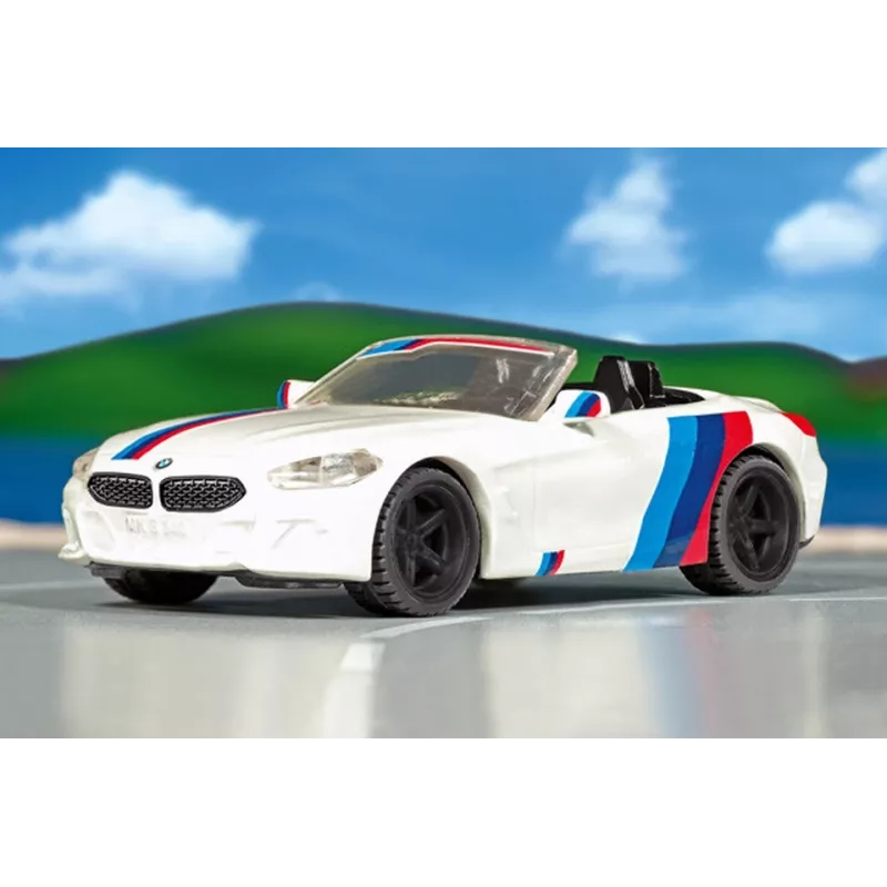 Siku sportinio automobilio modelis BMW Z4 M40i, surinktas, 1:50 mastelis, L 40 mm × W 87 mm × H 29 mm