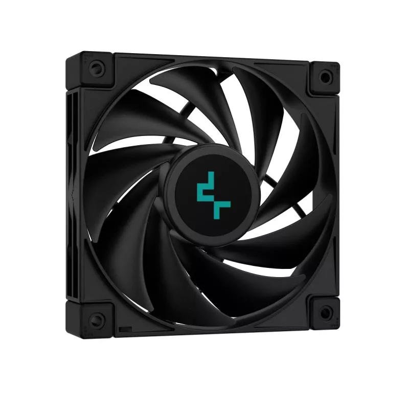 DEEPCOOL AK400 Zero Dark procesoriaus oro aušintuvas 12 cm - juodas