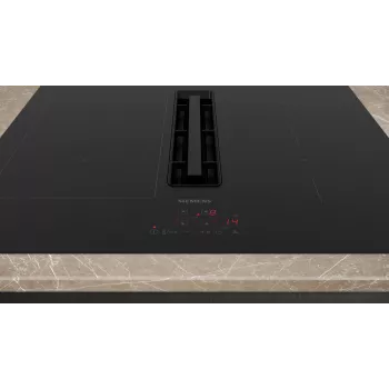Siemens iQ300 ED611BS16E indukcinė kaitlentė su gartraukiu, juoda, įmontuojama, 60 cm