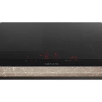 Siemens iQ700 EX675HEC1E indukcinė kaitlentė, juoda, įmontuojama, 60 cm, 4 zonos