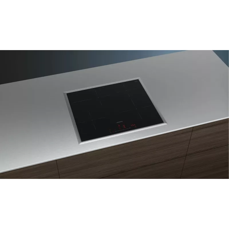 Siemens iQ300 EH645HFB1E indukcinė kaitlentė Juoda Įmontuojama 60 cm 4 zonos