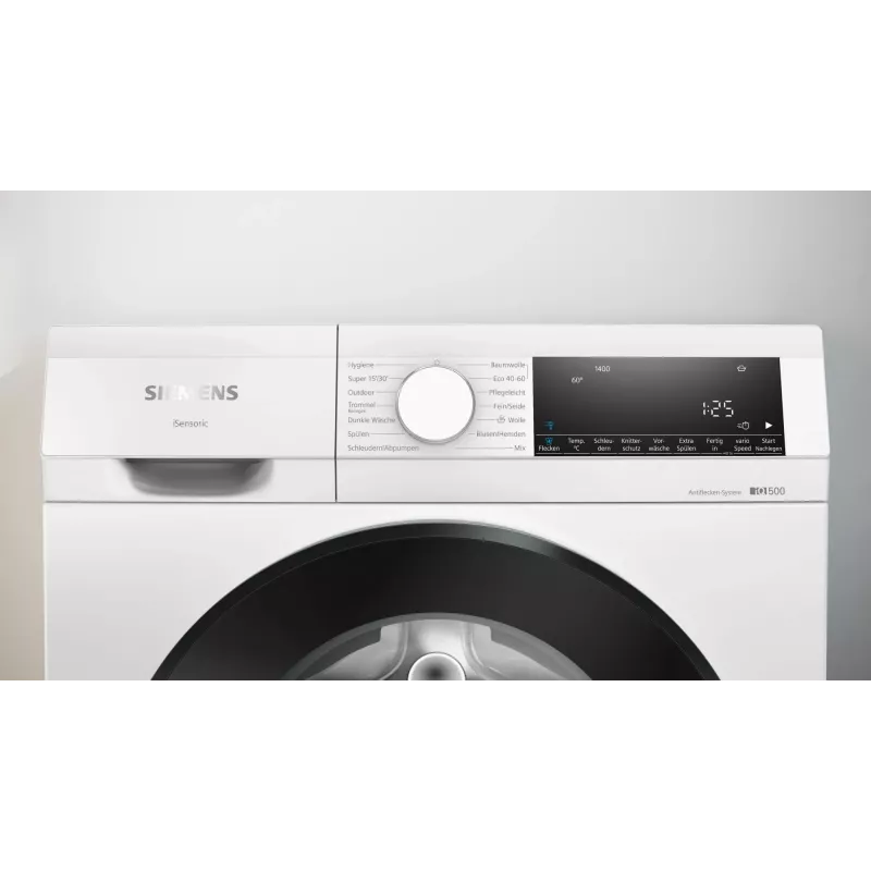 Siemens iQ500 WG34G2070 skalbimo mašina, priekinis pakrovimas, 8 kg, 1400 aps./min., balta