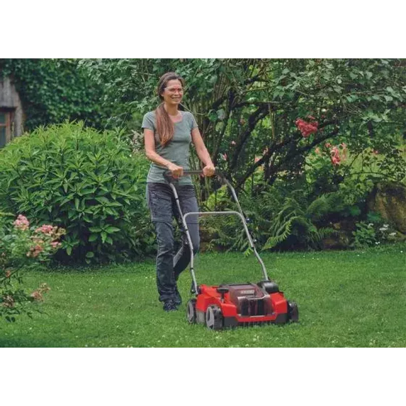 Akumuliatorinis velėnos pjaustytuvas Einhell GE-SC 36/35 Li Solo, 35 cm darbinis plotis