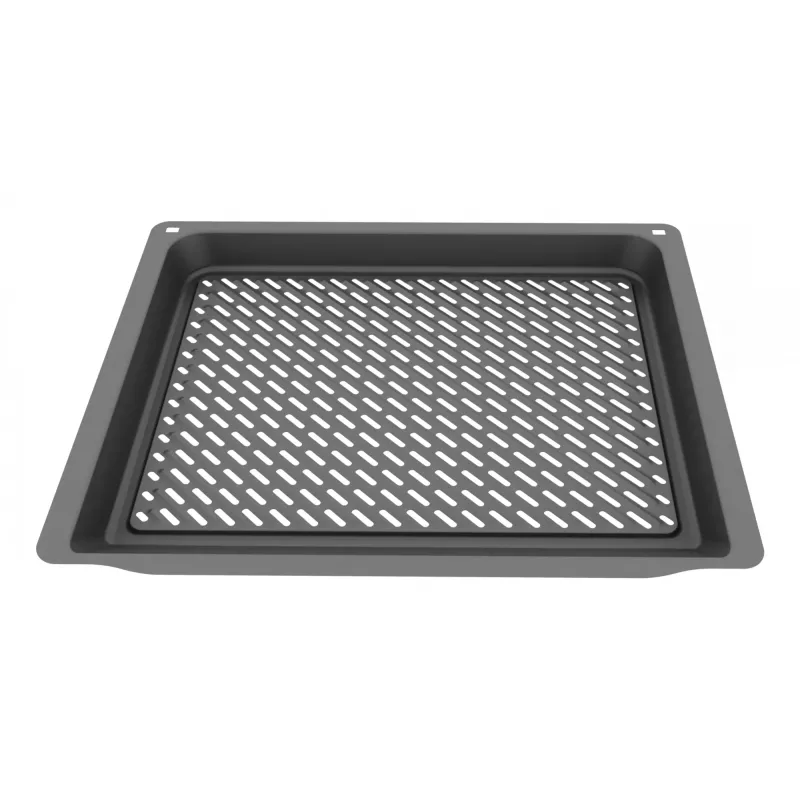 Siemens HZ629070 stačiakampis metalinis kepimo ir griliaus padėklas 455x375x34 mm