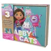 Gabby’s Dollhouse 3 medinės dėlionės po 24 detales su medine dėžute