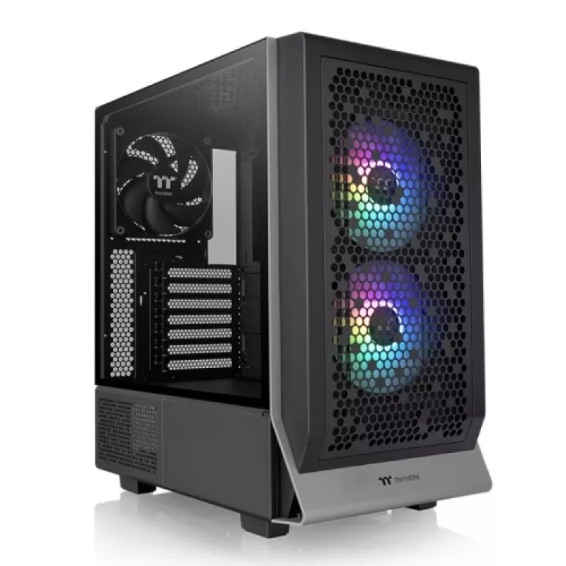 THERMALTAKE Ceres 300 TG ARGB Mid Tower korpusas - Juodas