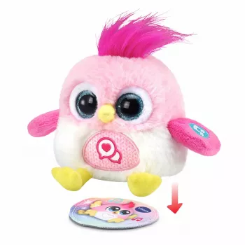 Interaktyvus kalbantis pliušinis paukštis VTech Lolibirds Momo – mokomasis žaislas su garsais