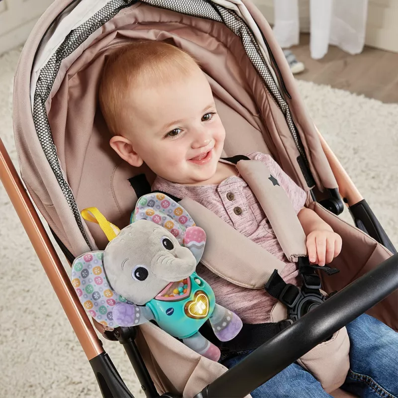 VTech Melody Elephant 80-566704 – lavinanti garso figūrėlė su spalvingu dizainu