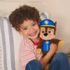 PAW Patrol GUND oficialus Chase Take Along Buddy minkštas žaislas, aukščiausios kokybės pliušinis šuniukas nuo 1 metų, mėlynas/ rudas, 33 cm