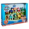 PAW Patrol 10-mečio jubiliejinis dovanų rinkinys „Visos letenos ant denio“ su 10 kolekcinių figūrėlių, žaislai vaikams nuo 3 metų
