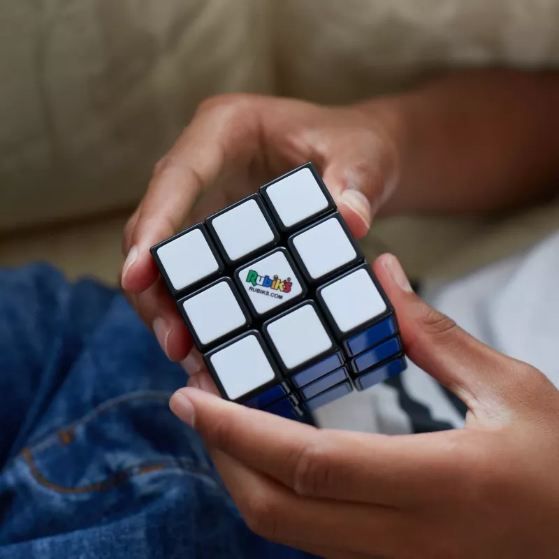 Rubiko kubas 3x3 originalus – Spin Master klasikinis galvosūkis, rekomenduojamas nuo 8 metų