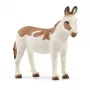 Schleich Amerikos dėmėtas asilas žaislas Brown White 13961