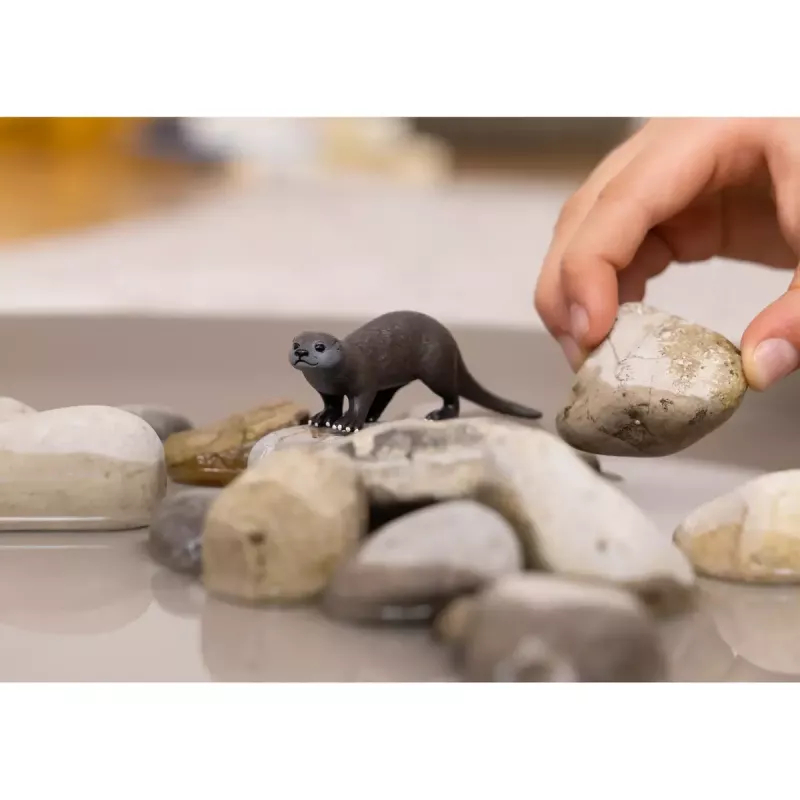 Schleich ūdros figūrėlė modelis 14865, ruda, Schleich WILD LIFE kolekcinė gyvūnėlio figūrėlė