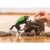 Figūrėlė Schleich ELDRADOR CREATURES Granite Wolf model 70153, 7+, žalia/pilka