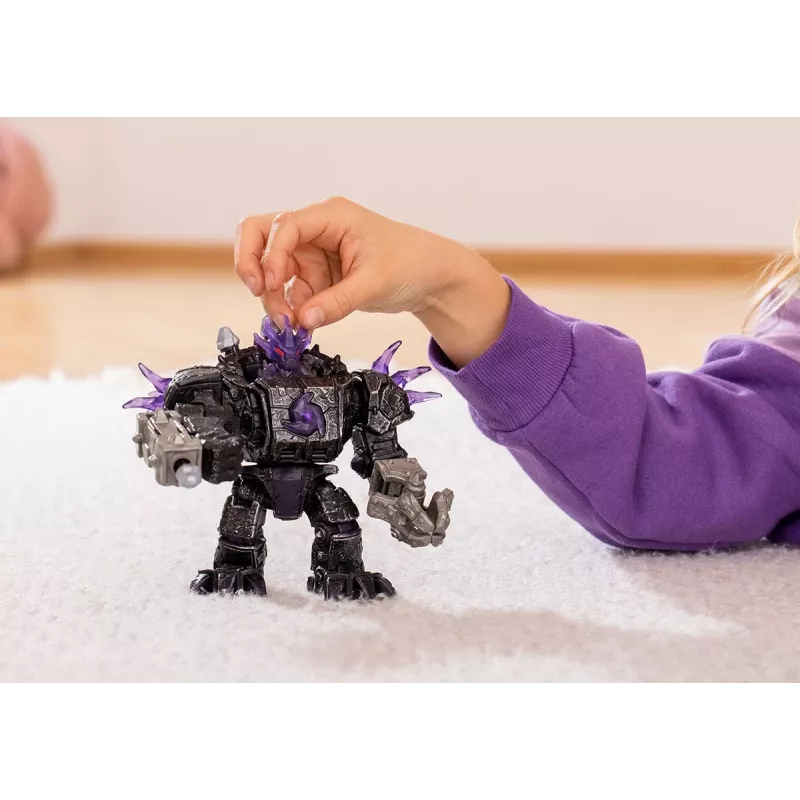 Schleich ELDRADOR CREATURES Šešėlio Valdovas Robotas su Maža Būtybe Juodas