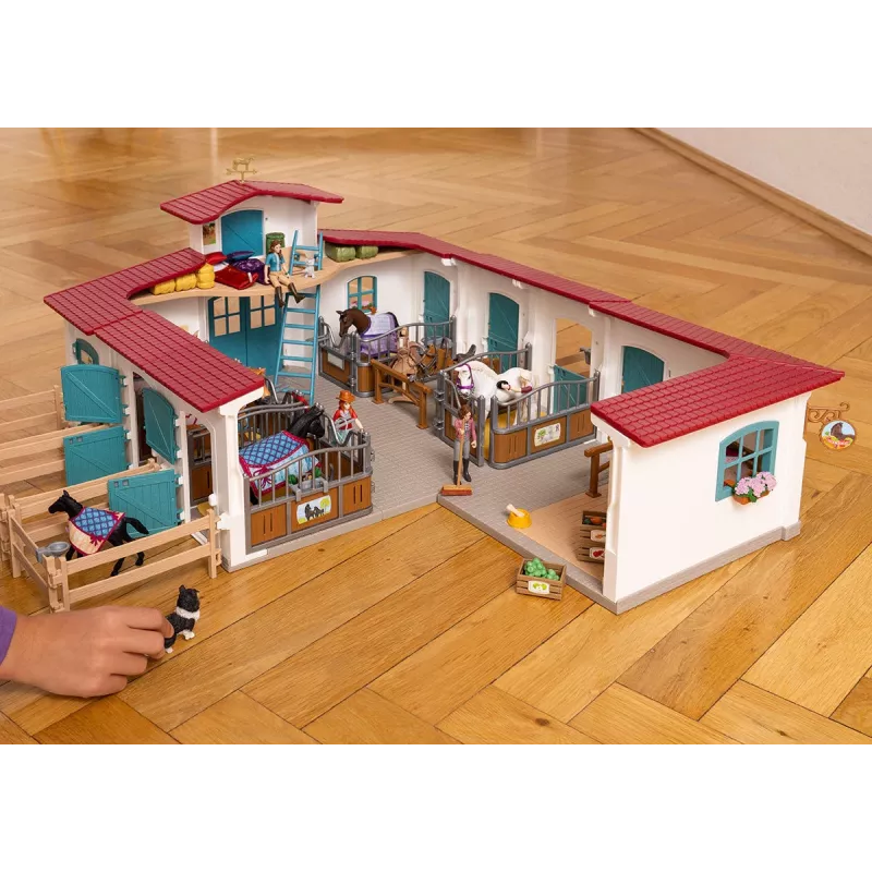schleich HORSE CLUB Priedas prie arklidės – priežiūros kambarys, 5+ metų, įvairiaspalvis, plastikas