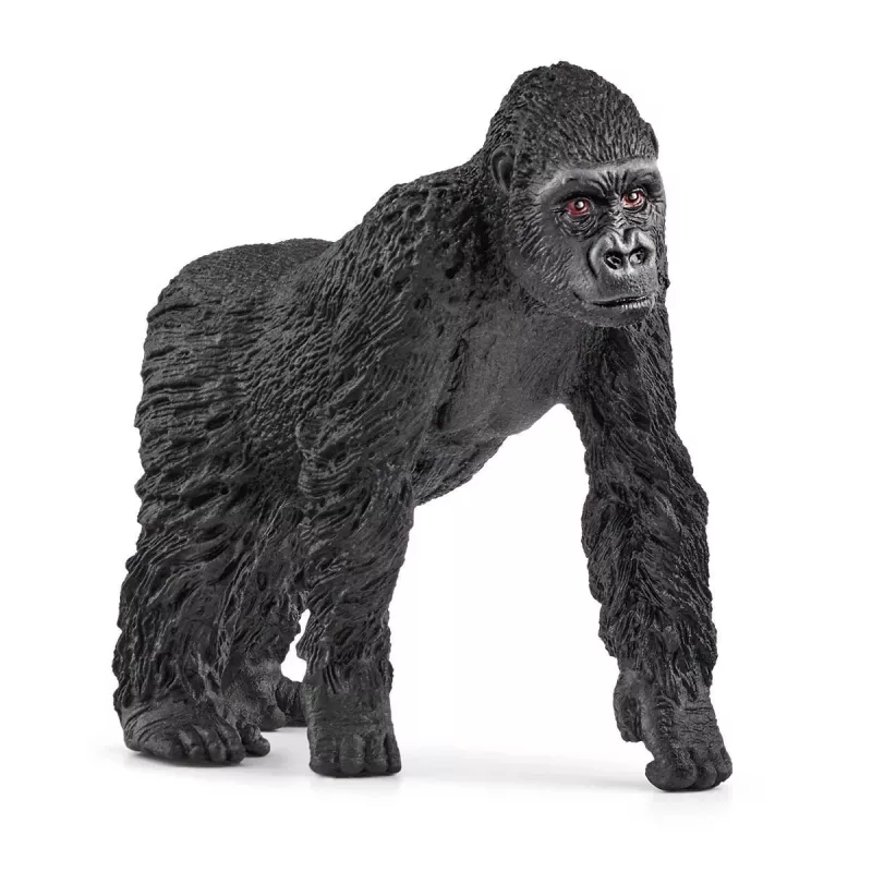 Schleich WILD LIFE Gorillų šeima, 3 m., Džiunglės, Laukiniai gyvūnai / nuotykių žaislai, Juoda, Pilka