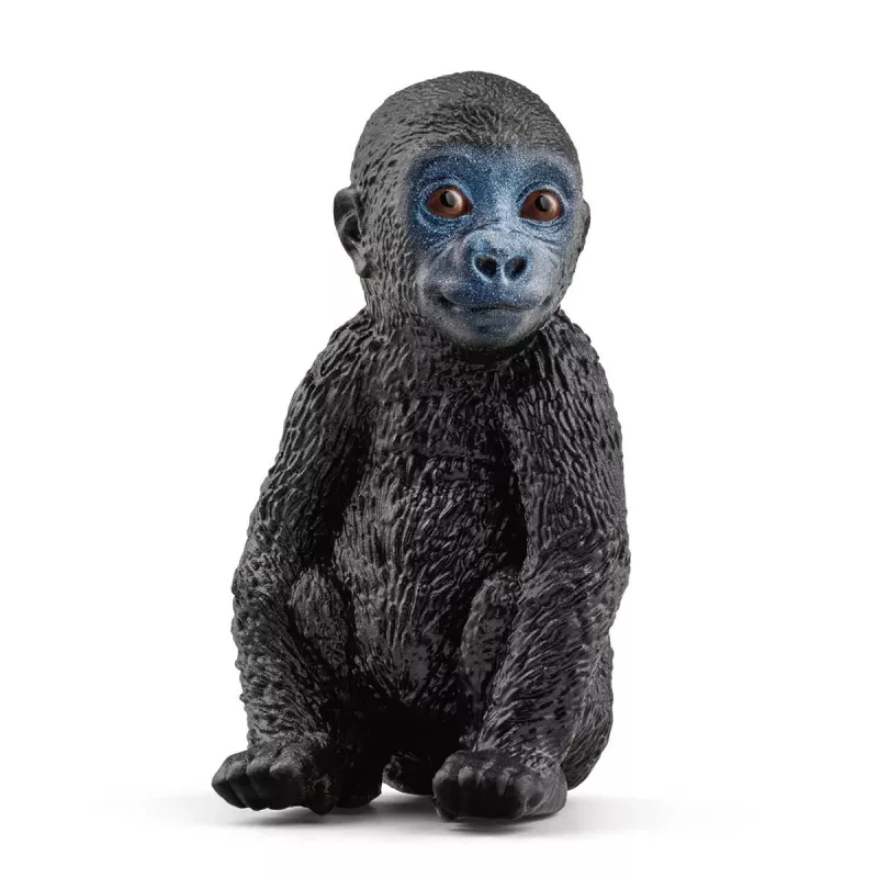 Schleich WILD LIFE Gorillų šeima, 3 m., Džiunglės, Laukiniai gyvūnai / nuotykių žaislai, Juoda, Pilka