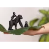 Schleich WILD LIFE Gorillų šeima, 3 m., Džiunglės, Laukiniai gyvūnai / nuotykių žaislai, Juoda, Pilka