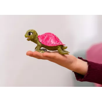 Schleich BAYALA Rožinio safyro vėžlys Žalia Rožinė 70759S
